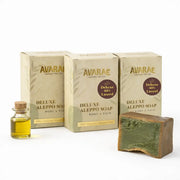 AVARAÉ Deluxe Aleppo Zeep Set – 3-Pack (40% Laurierbesolie) (200g) - Avaraé