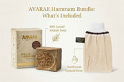Avarae Kese & Aleppo Soap Set – 40% Laurel | Deep Exfoliation & Skin Care Avaraé